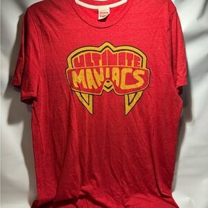 HOMAGE Red and Gold Graphic Vintage Tee
